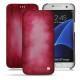 Samsung Galaxy S7 Edge leather case - Rose Patine