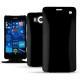 Custodia in pelle Microsoft Lumia 950 - 950 Dual Sim - Onyx ( Bologna Hi Gloss - Black ) 