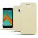 HTC 10 leather case - Ivoire ( Sleek P C12 - White ) 