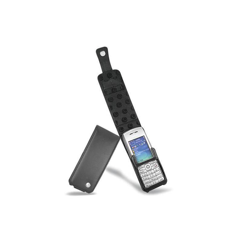 Lederschutzhülle Nokia E50  - Noir ( Nappa - Black ) 
