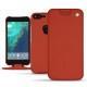 Google Pixel XL leather case - Arange clouquié