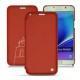 Samsung SM-N920 Galaxy Note 5 leather case - Arange clouquié