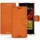 Capa em pele Sony Xperia XZ - Orange PU