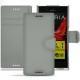 Housse cuir Sony Xperia XZ - Gris PU