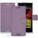 Housse cuir Sony Xperia XZ - Lilas PU