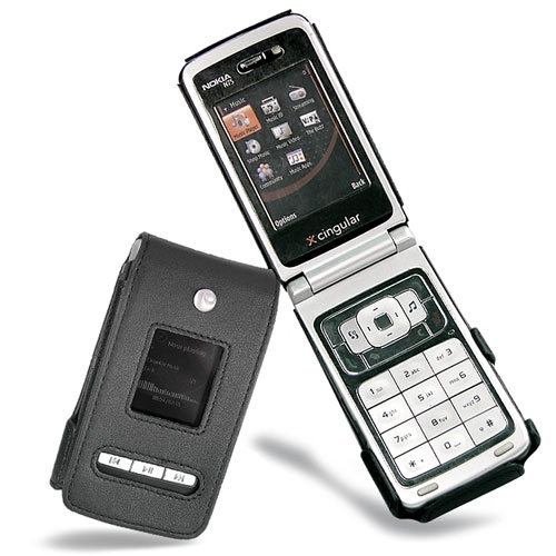 Housse cuir Nokia N75 