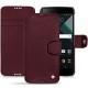 Blackberry DTEK60 leather case - Lie de vin ( Pantone 5115C ) 