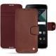 Lederschutzhülle Blackberry DTEK60 - Passion vintage ( Glutton - Red ) 