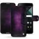 Blackberry DTEK60 leather case - Violet Patine