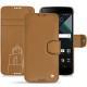 Capa em pele Blackberry DTEK60 - Castan esparciate