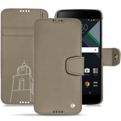 Blackberry DTEK60 leather caseDarboun sabla ( Pantone #BCB1A1 )