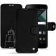 Housse cuir Blackberry DTEK60 - Negre poudro