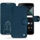 Lederschutzhülle Blackberry DTEK60 - Blu mediterran