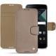 Blackberry DTEK60 leather case - Taupe vintage ( Pantone 7530C ) 