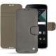 Blackberry DTEK60 leather case - Acier vintage ( Pantone 403C ) 