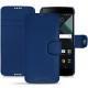 Capa em pele Blackberry DTEK60 - Bleu Océan PU