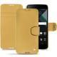 Housse cuir Blackberry DTEK60 - Or Maïa ( Bologna Hi Gloss Metallic - Pantone 871C ) 