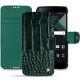 Housse cuir Blackberry DTEK60 - Crocodile pino