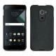 Housse cuir Blackberry DTEK60 - Dark vintage ( Roughtcut - Black#5256 ) 