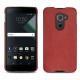 レザーケース Blackberry DTEK60 - Cerise vintage ( Pantone 185C ) 
