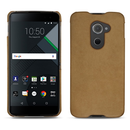Capa em pele Blackberry DTEK60Sable vintage ( Pantone #9b7340 ) 