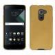 Blackberry DTEK60 leather case - Or Maïa ( Bologna Hi Gloss Metallic - Pantone 871C ) 