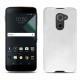 レザーケース Blackberry DTEK60 - Platinium ( Bologna Hi Gloss Metallic - Pantone 877C ) 