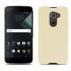 レザーケース Blackberry DTEK60 - Beige ( Nappa - Pantone 7502C ) 