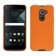 Blackberry DTEK60 leather case - Orange fluo