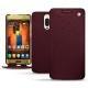 Housse cuir Huawei Mate 9 Pro - Lie de vin ( Pantone 5115C ) 