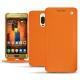 Custodia in pelle Huawei Mate 9 Pro - Orange fluo
