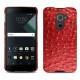 Housse cuir Blackberry DTEK60 - Autruche ciliegia