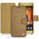 Huawei Mate 9 Pro leather case - Serpent sabbia