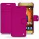 Huawei Mate 9 Pro leather case - Rose fluo
