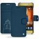 Huawei Mate 9 Pro leather case - Blu mediterran