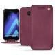 Samsung Galaxy A5 (2017) leather case - Prune vintage ( Pantone 512C ) 