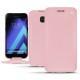 Housse cuir Samsung Galaxy A5 (2017) - Rose ( Nappa - Pantone 2365C ) 