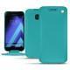 Capa em pele Samsung Galaxy A5 (2017) - Bleu fluo