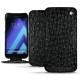 Housse cuir Samsung Galaxy A5 (2017) - Autruche nero