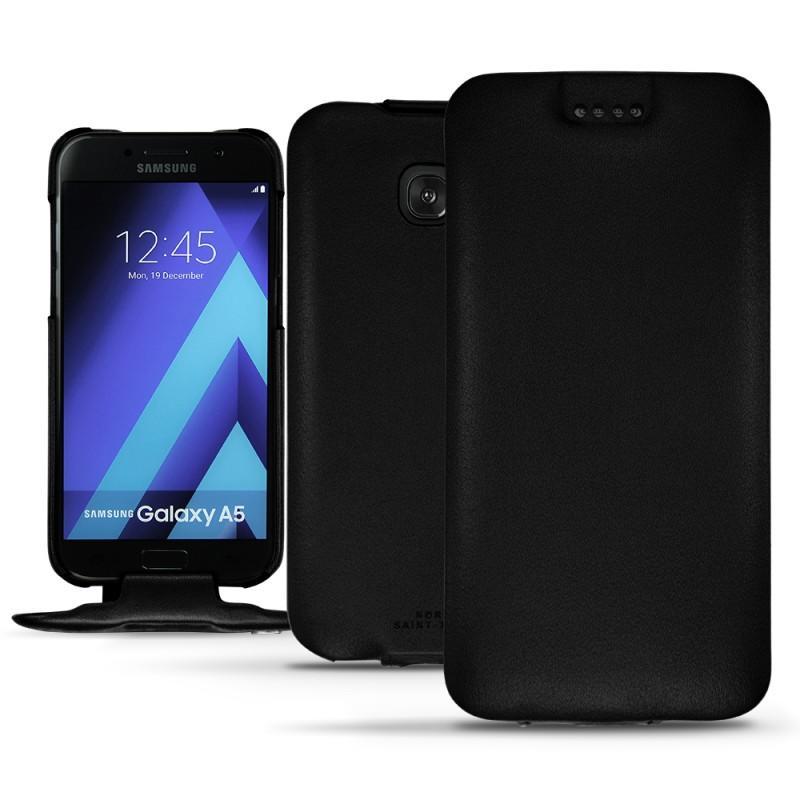 Samsung Galaxy A5 (2017) leather case - Noir PU