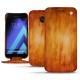 Housse cuir Samsung Galaxy A5 (2017) - Orange Patine