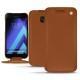 Housse cuir Samsung Galaxy A5 (2017) - Marron ( Nappa - Pantone 1615C ) 