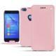 Housse cuir Huawei P8 Lite (2017) - Rose ( Nappa - Pantone 2365C ) 