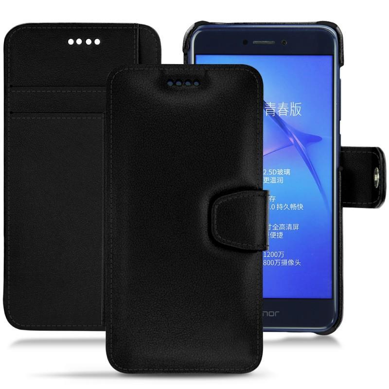 Custodia in pelle Huawei P8 Lite (2017) - Noir PU