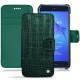 Custodia in pelle Huawei P8 Lite (2017) - Crocodile pino