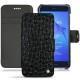 Funda de piel Huawei P8 Lite (2017) - Autruche nero