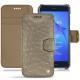 Custodia in pelle Huawei P8 Lite (2017) - Autruche desert