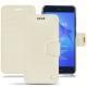 Huawei P8 Lite (2017) leather case - Blanc (  Nappa - White ) 
