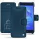 Housse cuir Huawei P8 Lite (2017) - Blu mediterran