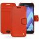 Samsung Galaxy A5 (2017) leather case - Papaye ( Pantone 180C ) 